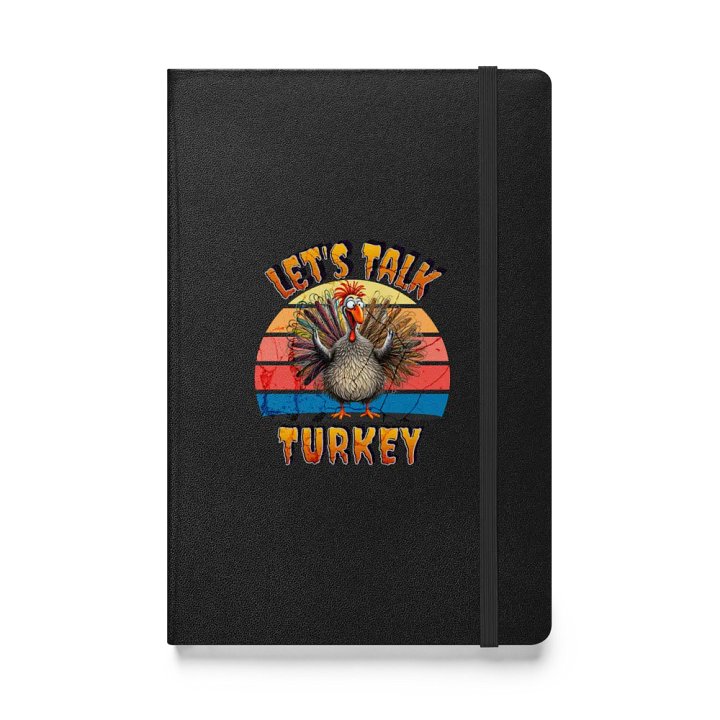 Lets Talk Turkey Quirky Hardcover Notebook product image (1)