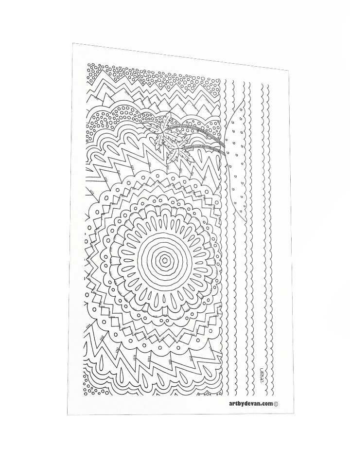 Color Your Own Art: Daylight Sun product image (2)