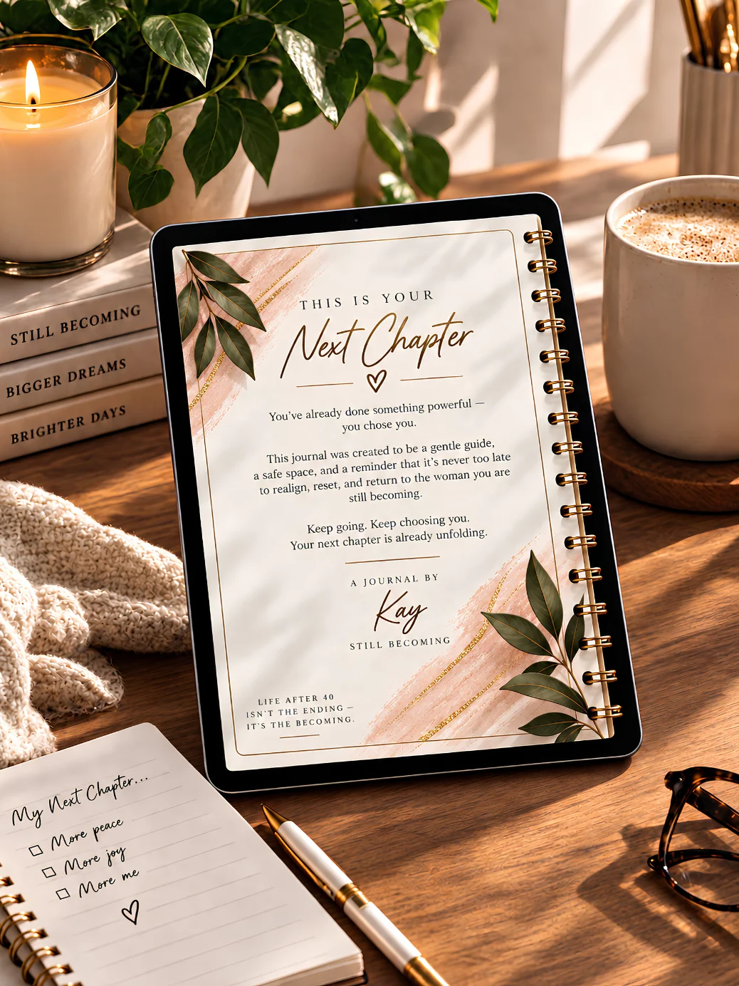 The Still Becoming Reset | 30-Day Guided Digital Journal for Women 40+ product image (5)