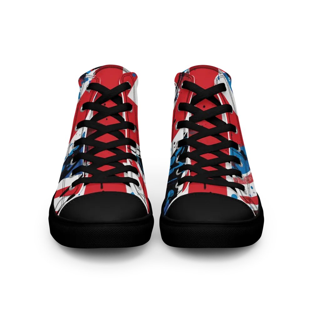 Union Jack Graffiti Shoes - Brit Artz Men's High Tops product image (4)