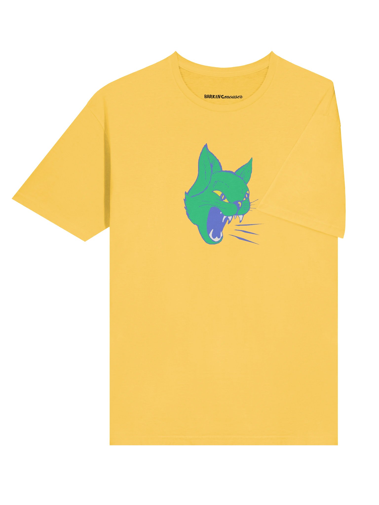 AMAZONAS // Cat Logo T-shirt Yellow product image (7)