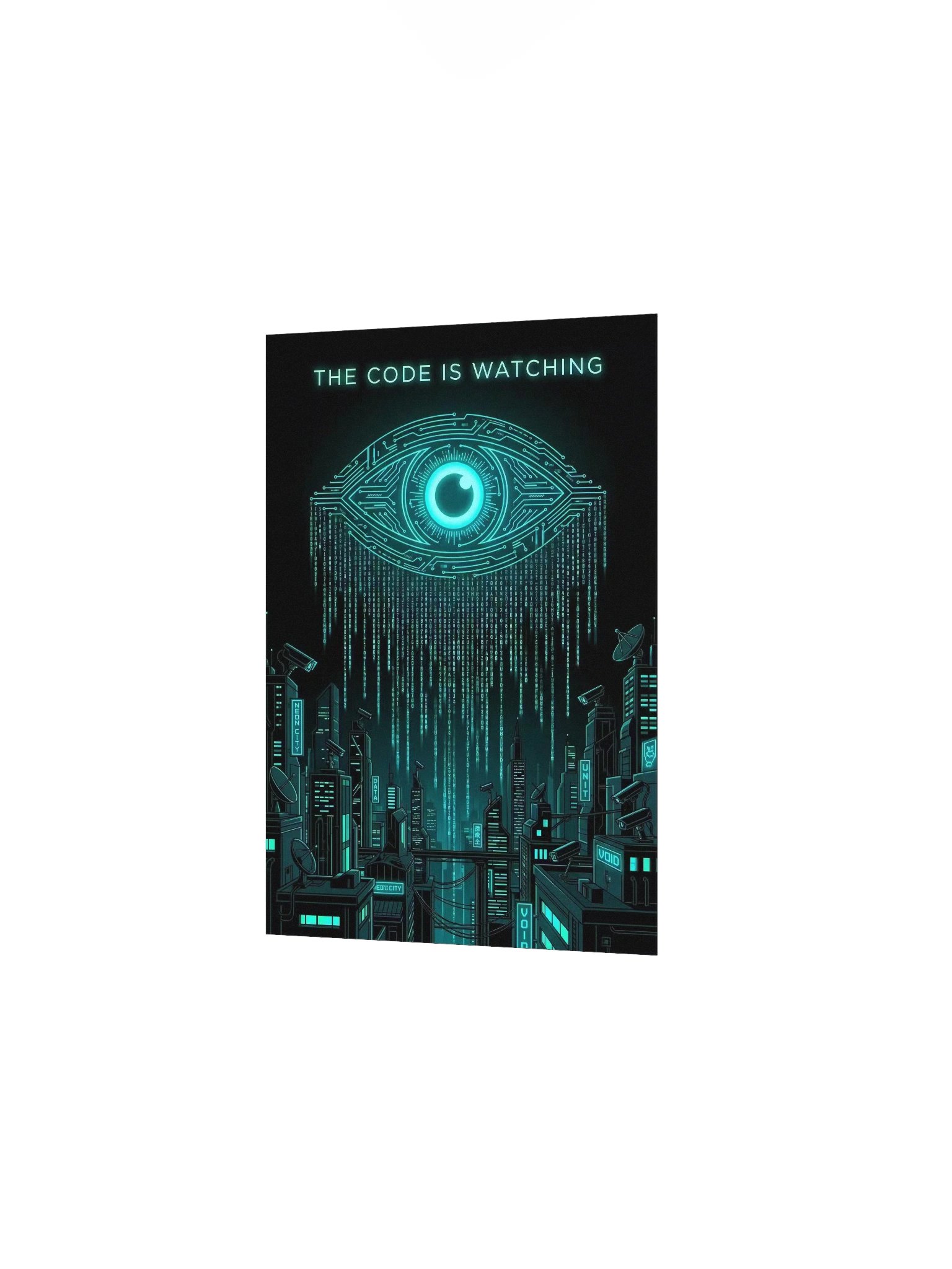 The Code Is Watching Poster product image (2)