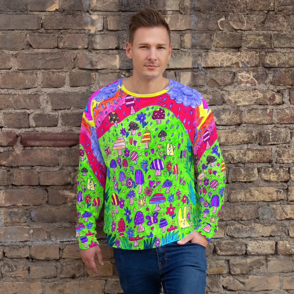 Abstract Nature's Doodle Art Unisex Sweatshirt product image (1)