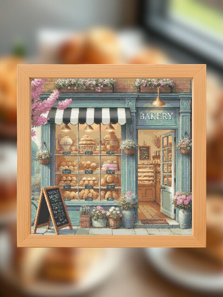 Bakery Store Cross Stitch Pattern product image (1)