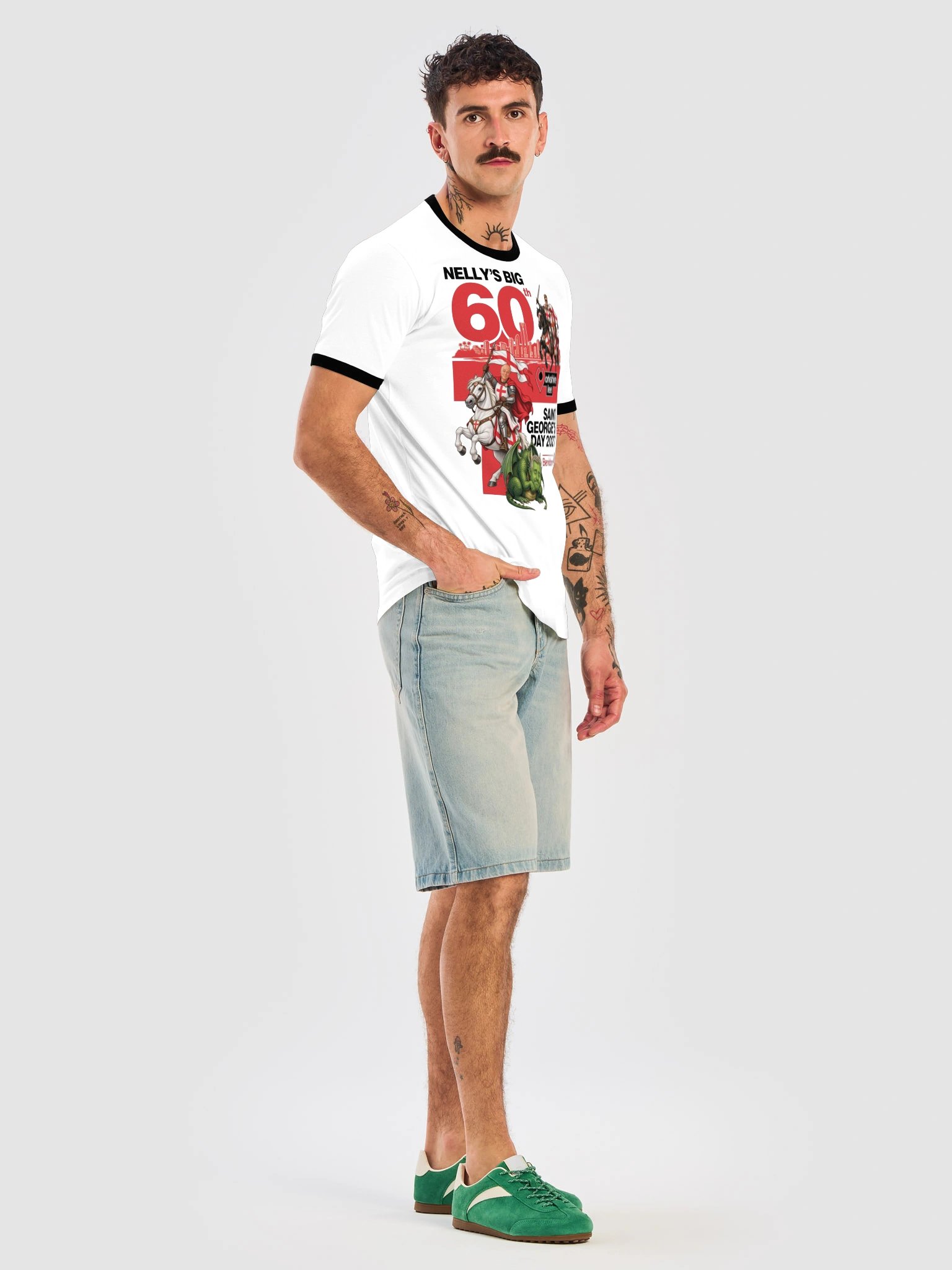 Nelly's 60 th Saint George's Day ringer T-shirt product image (7)