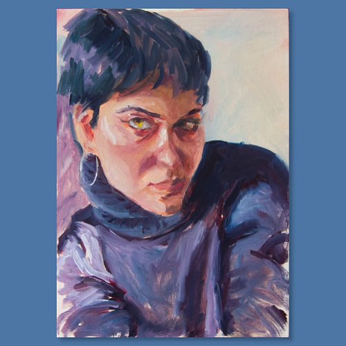 Recent-ish speedy study. Oil on A4 art board (210x297mm/8.3x11.7in)

#art #painting #oilpainting