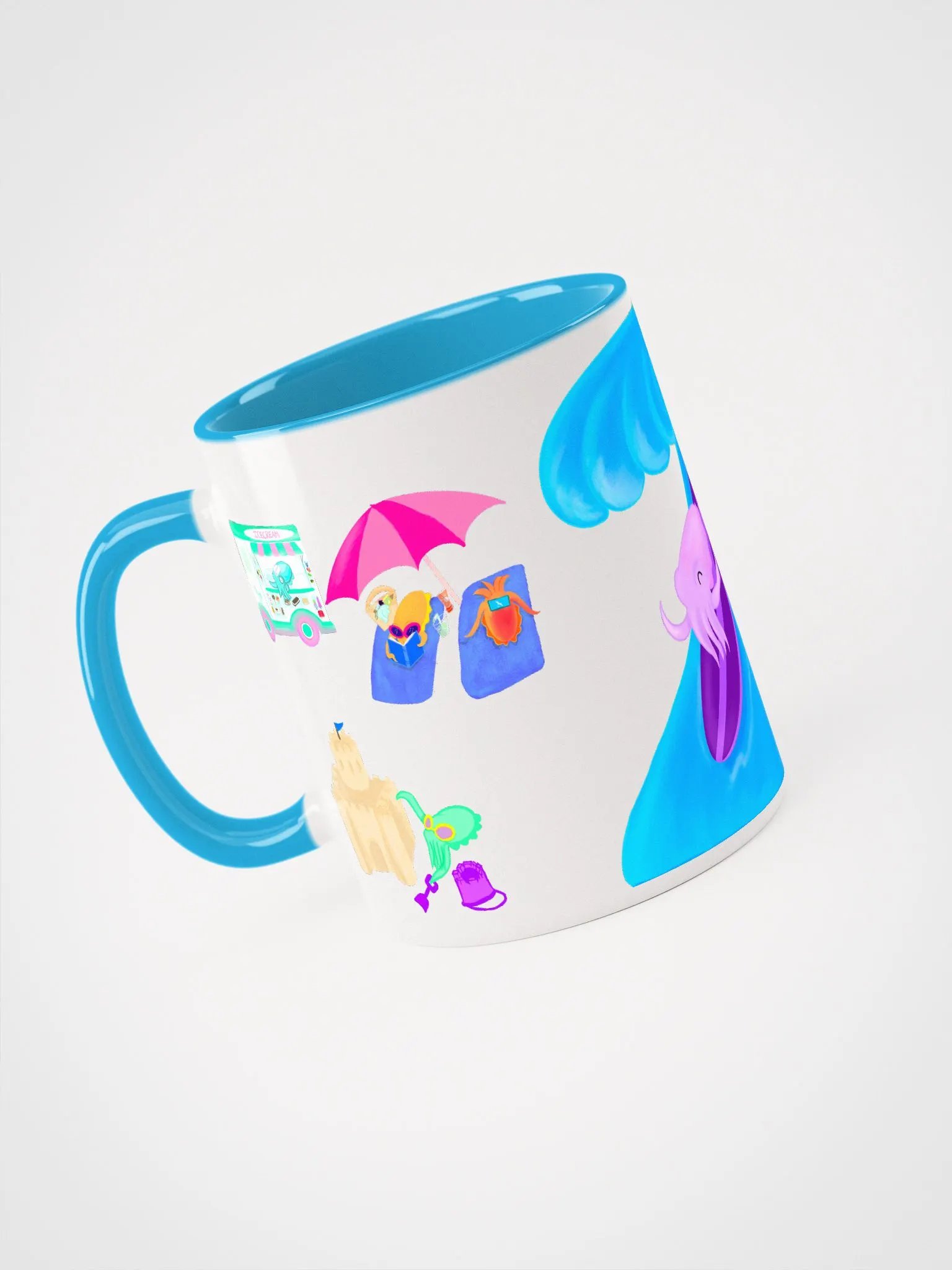 Cuttle Beach Doodle - color mug product image (3)