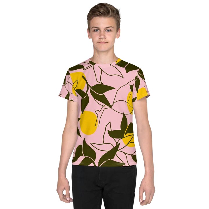 Fruitful Foliage Youth All-Over Print Tee product image (1)