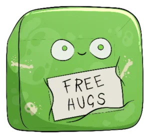 Gelly Free Hugs | 2" Sticker product image (1)
