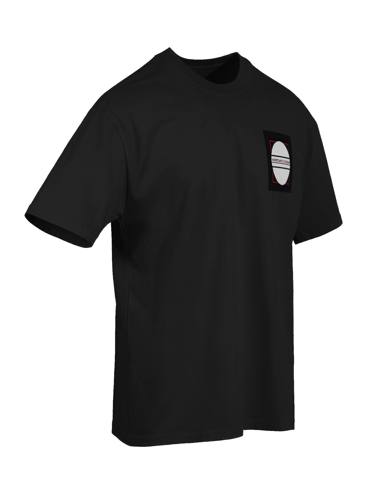 HOMETOWN TOUCHDOWN Circle Design Oversized Tee product image (7)