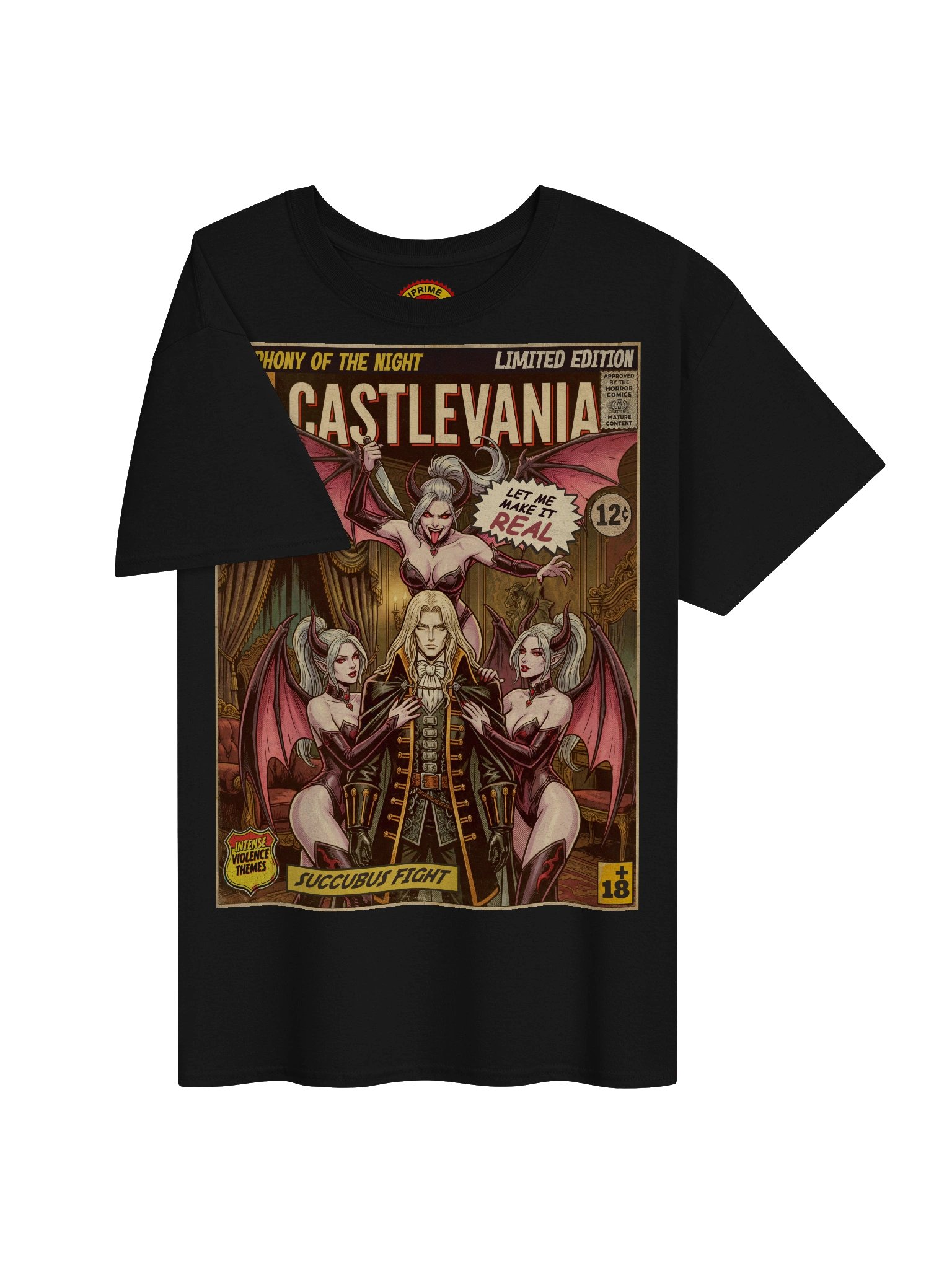 Castlevania: Symphony of the Night Comic Art T-Shirt product image (3)