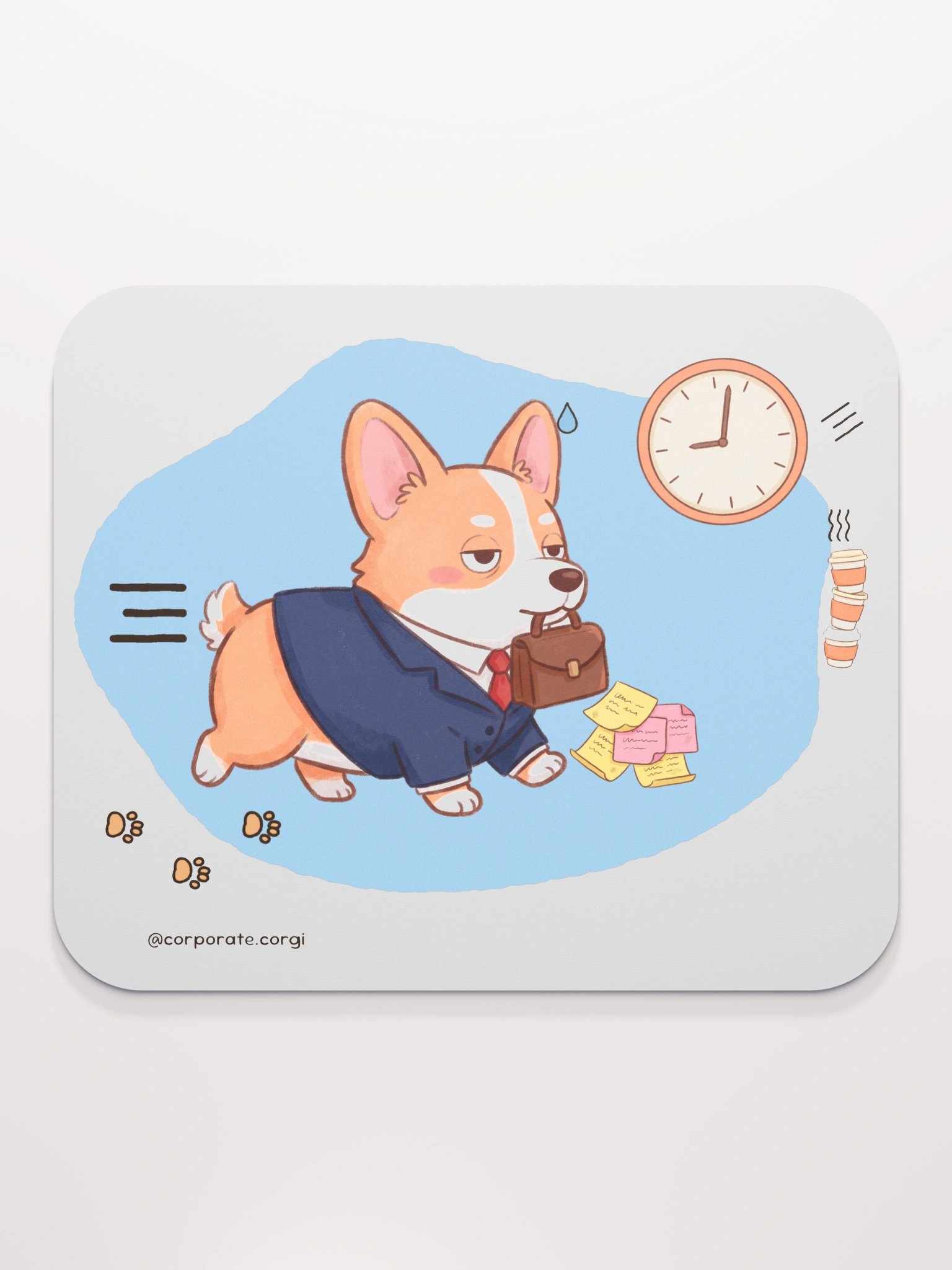 Short Legs. Long Meetings. Mouse Pad product image (2)