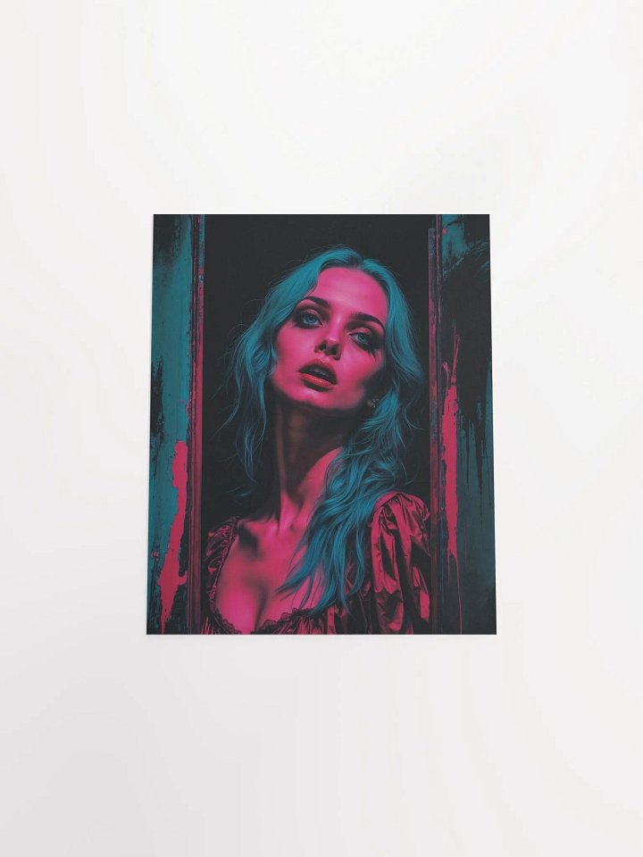 Intense Blue Hair Poster product image (9)