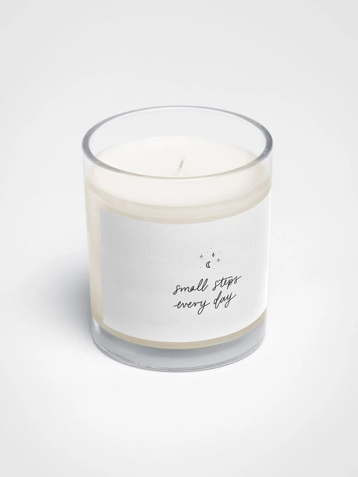 Small steps every day candle product image (2)