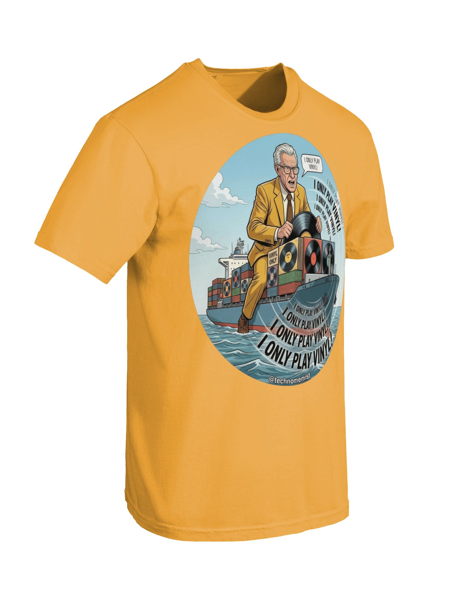 I Only Play Vinyl! Double Sided Shirt product image (7)