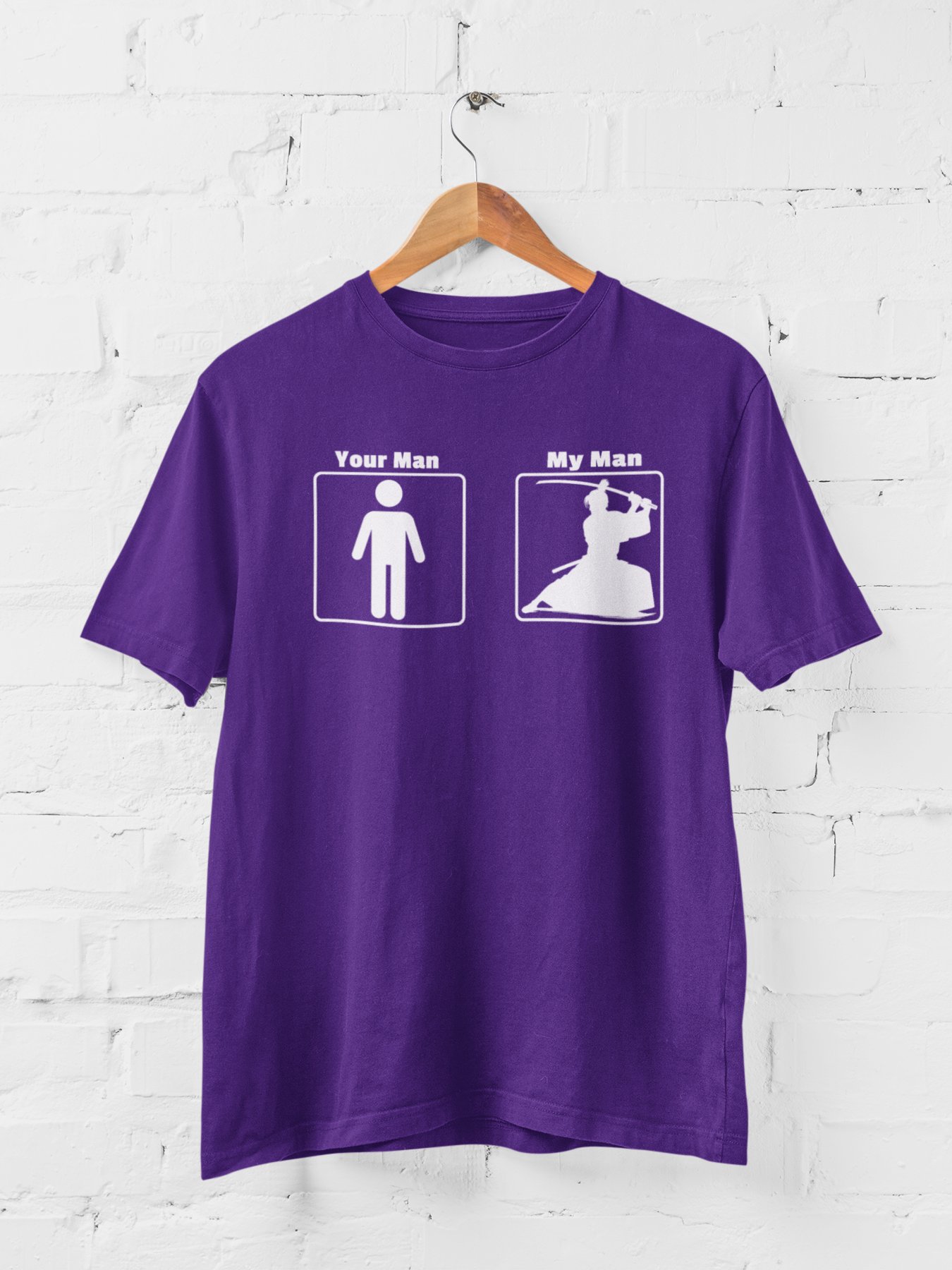 My Man Samurai Funny T-shirt product image (1)