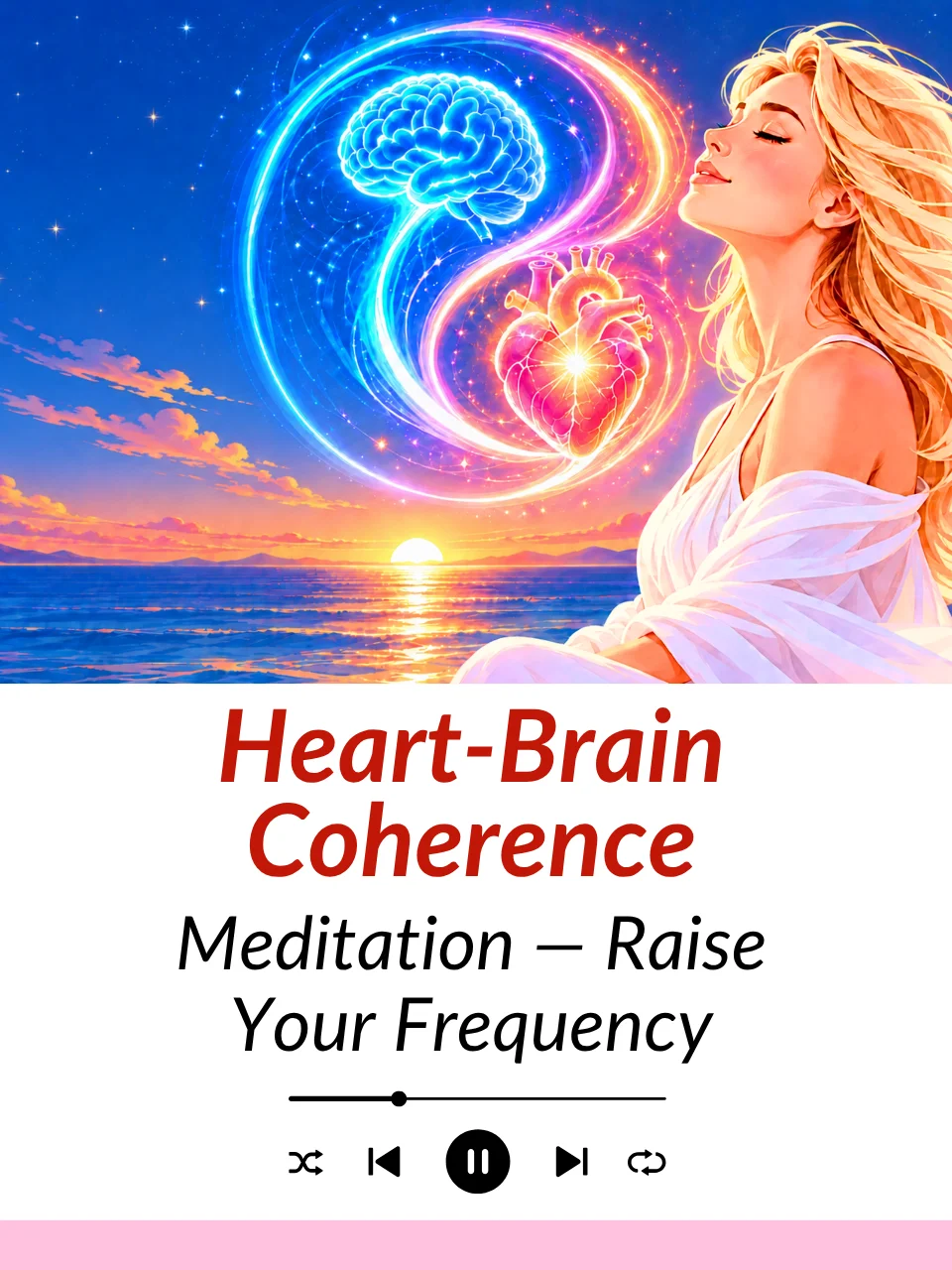 Heart-Brain Coherence Meditation — Raise Your Frequency & Manifest Easily | MP3 Download product image (1)