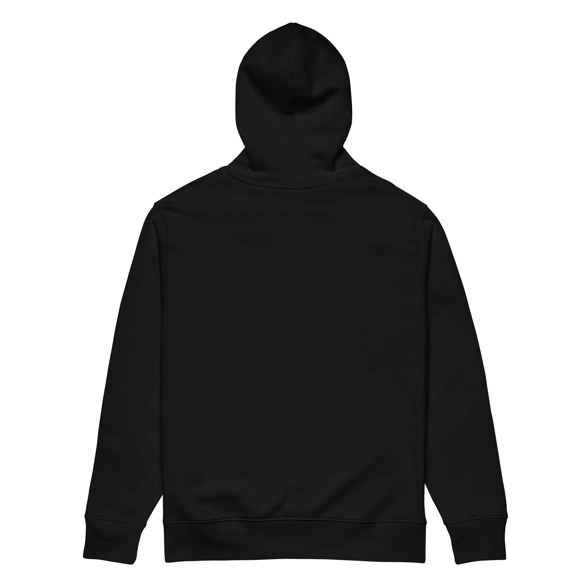 "never grow up." Embroidered Hoodie w/ white text - 100% Organic Cotton product image (2)