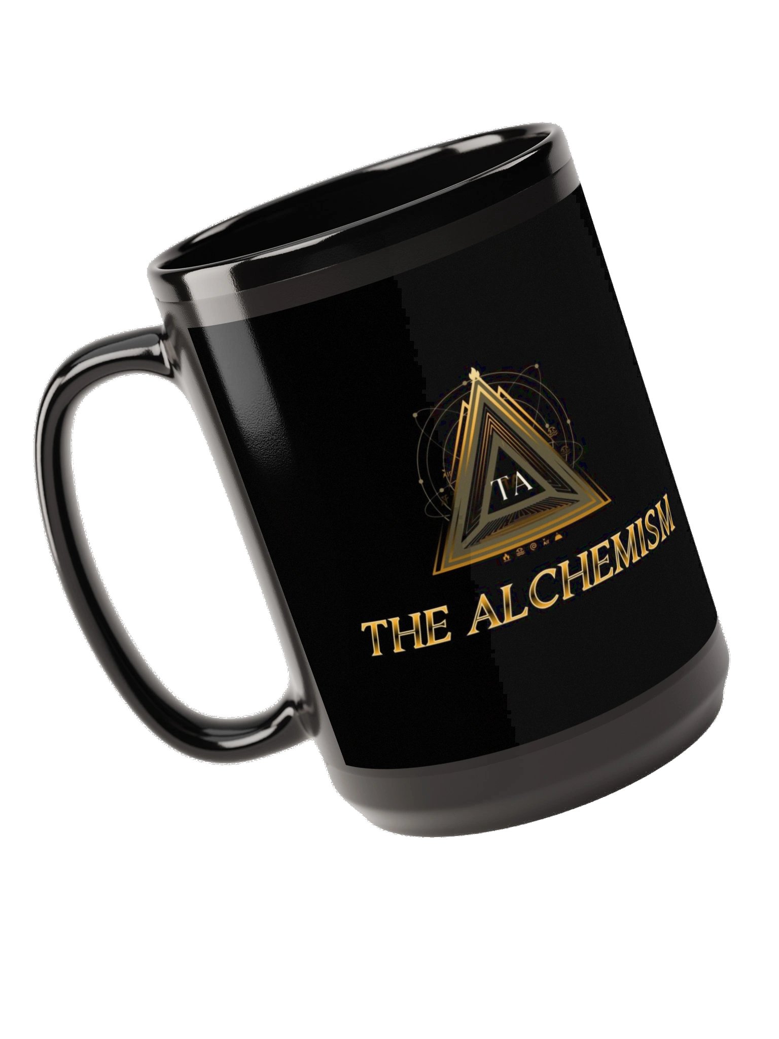 The Alchemism Gold Logo Black Mug product image (5)