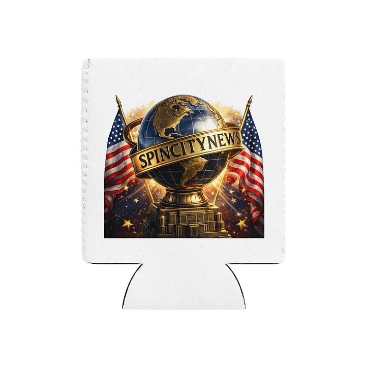 Spin City News Globe Can Cooler product image (1)