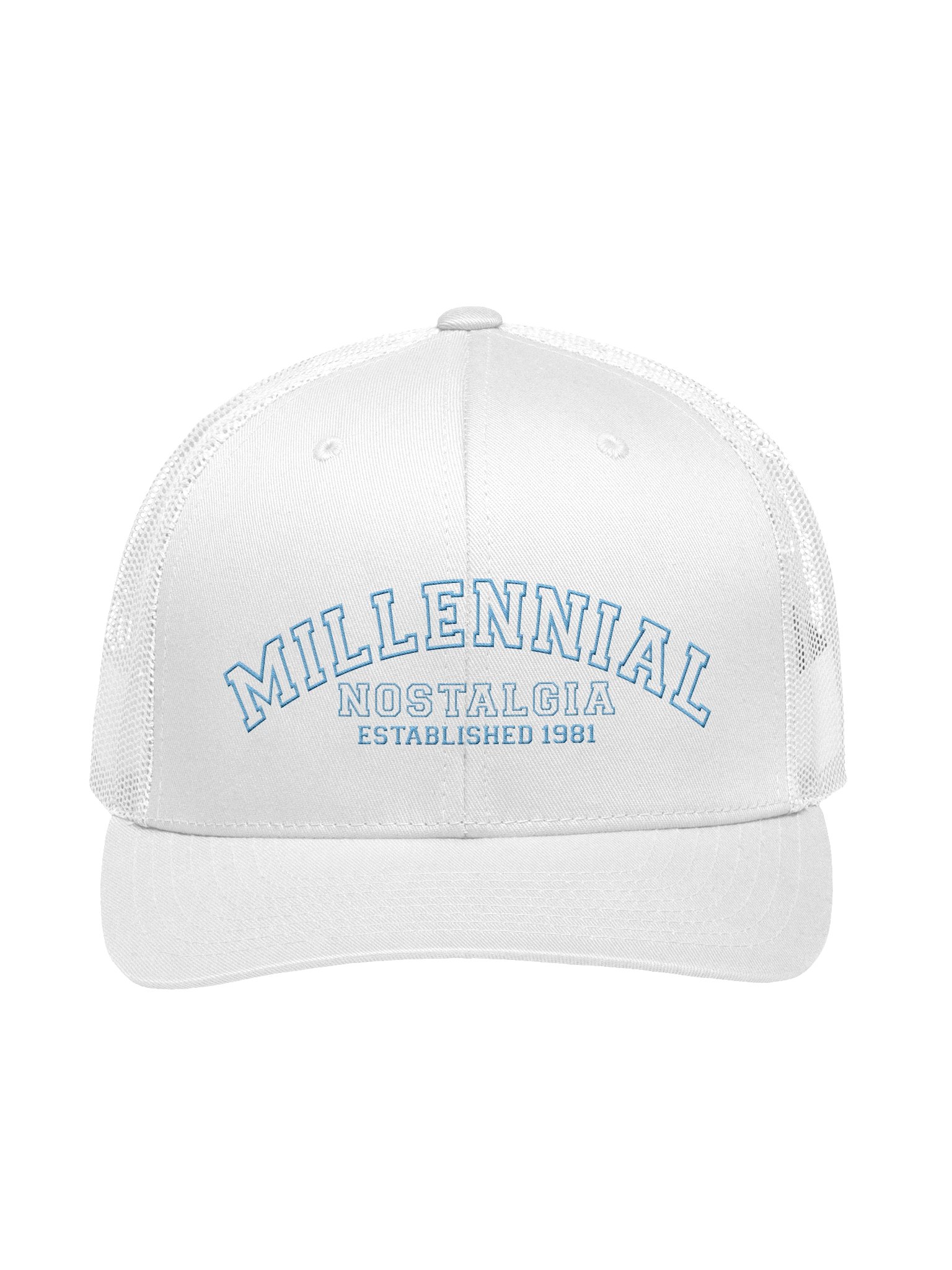 COLLEGIATE MILLENNIAL TRUCKER HAT product image (1)