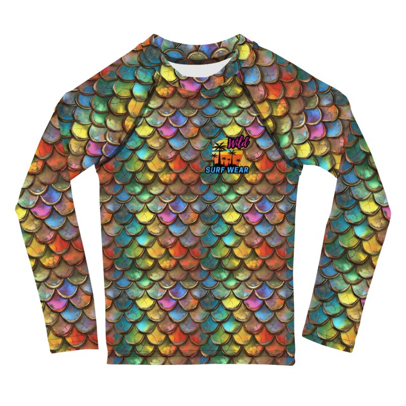 Wild Dragon Scale Kids Rash Guard #2 product image (1)