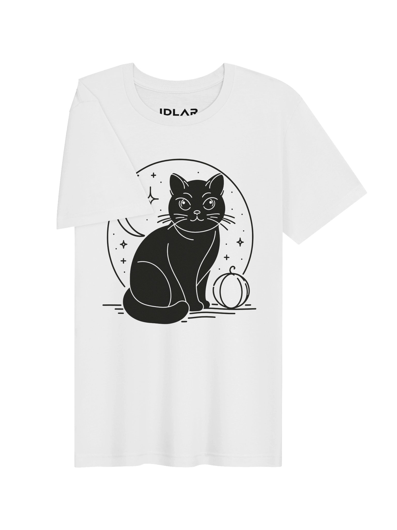 Midnight Cat Graphic T-shirt | IDLAR product image (5)