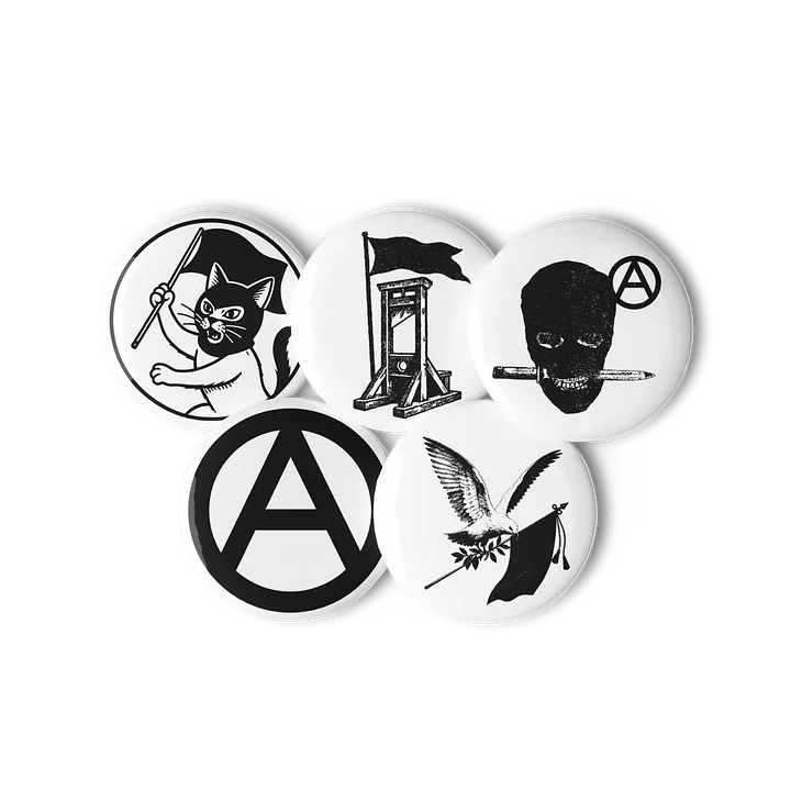 ANARCHIST BUTTON SET #5 product image (2)