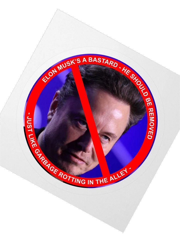 Anti Elon Tesla Bumper - He Should Be Removed! product image (6)