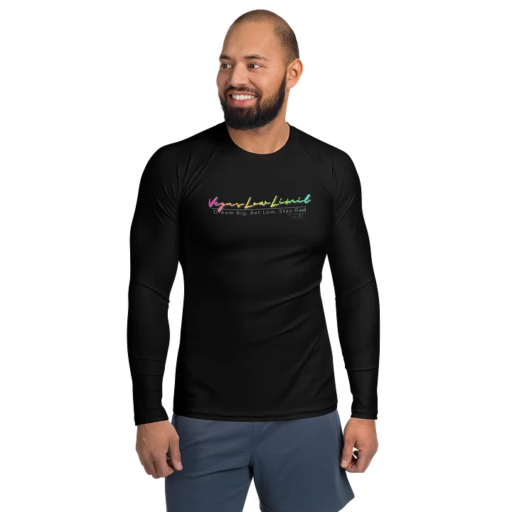 Vegas Low Limit Men's Rash Guard - Black product image (1)