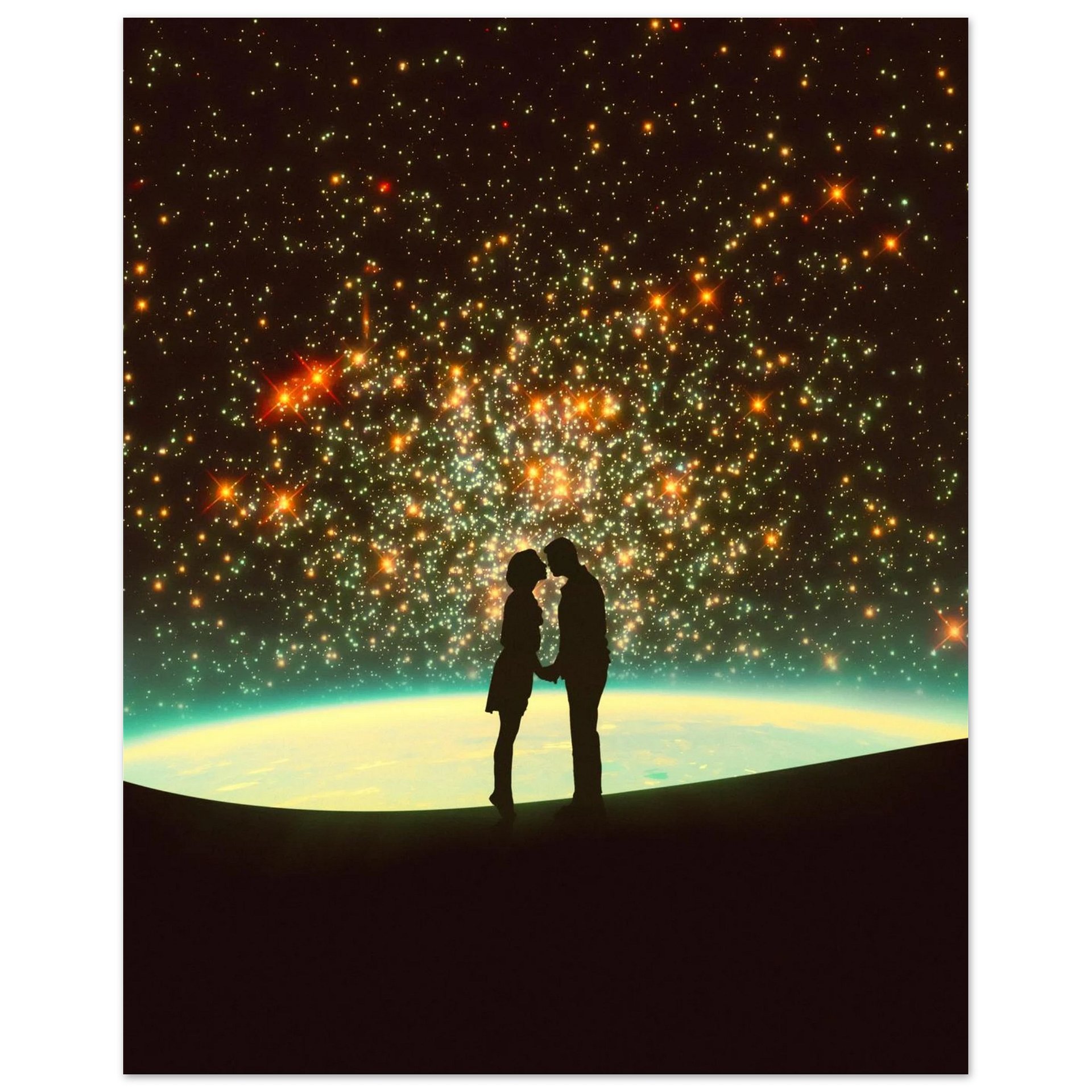 A Cosmic Kiss Wall Art product image (1)