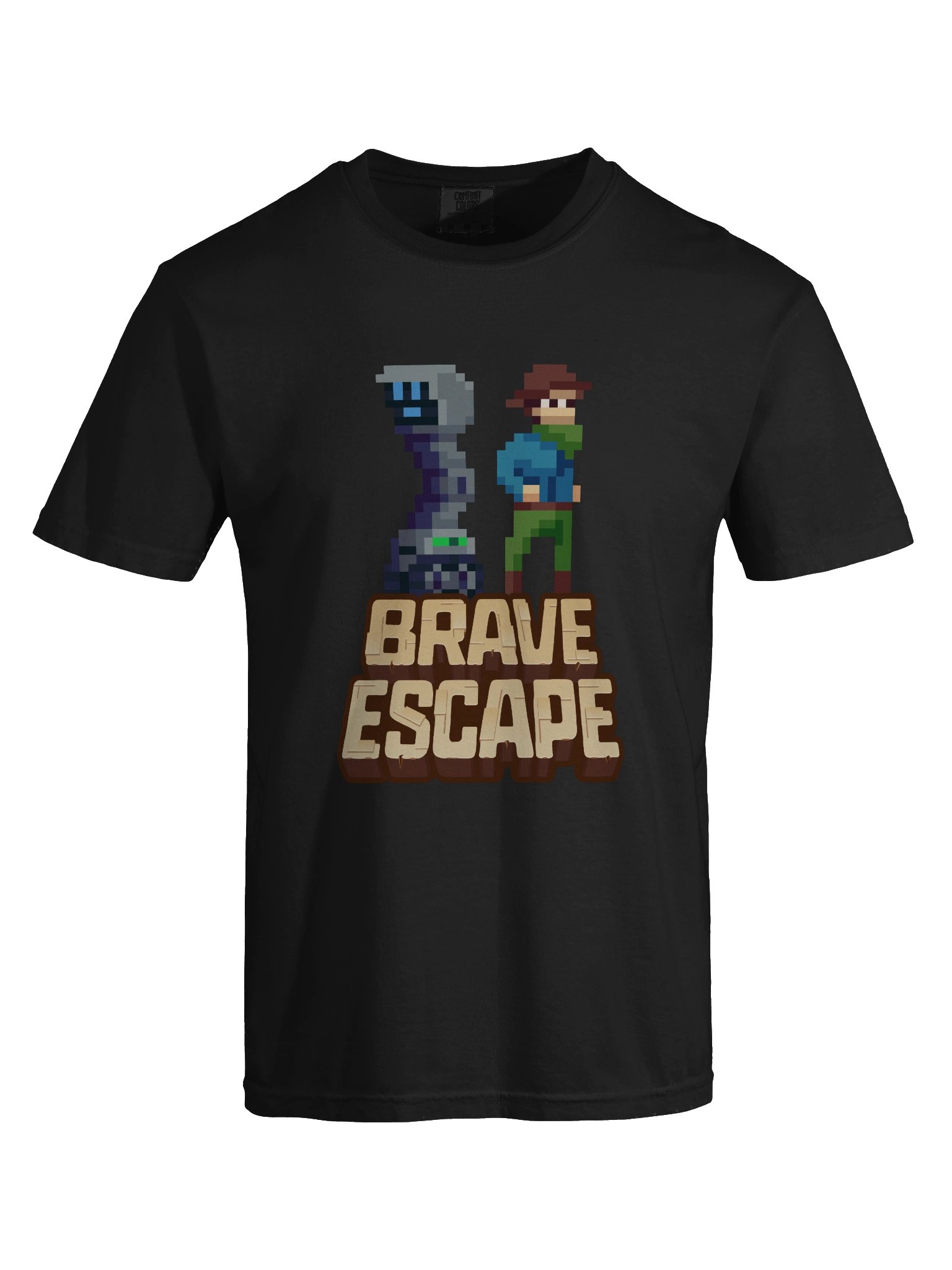 Brave Escape Logo Garment-Dyed Heavyweight T-Shirt product image (5)