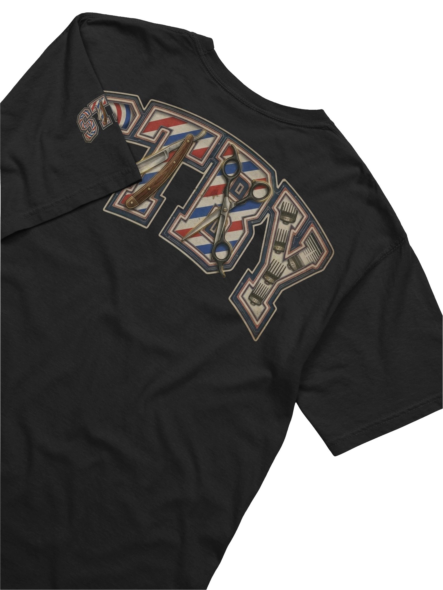 Barber-themed STBY Graphic T-Shirt product image (51)