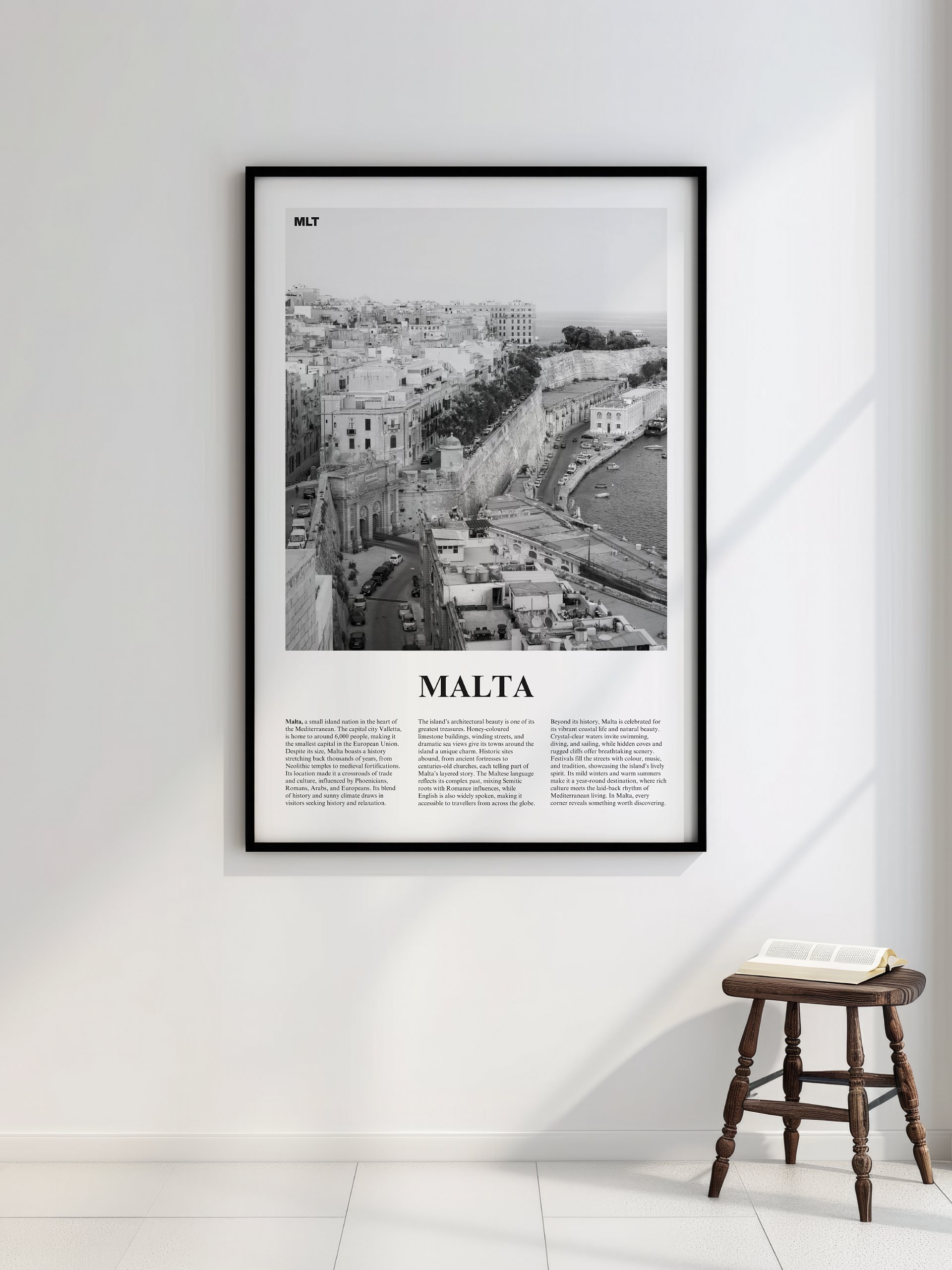 Malta 01 Newspaper Poster | Framed product image (2)