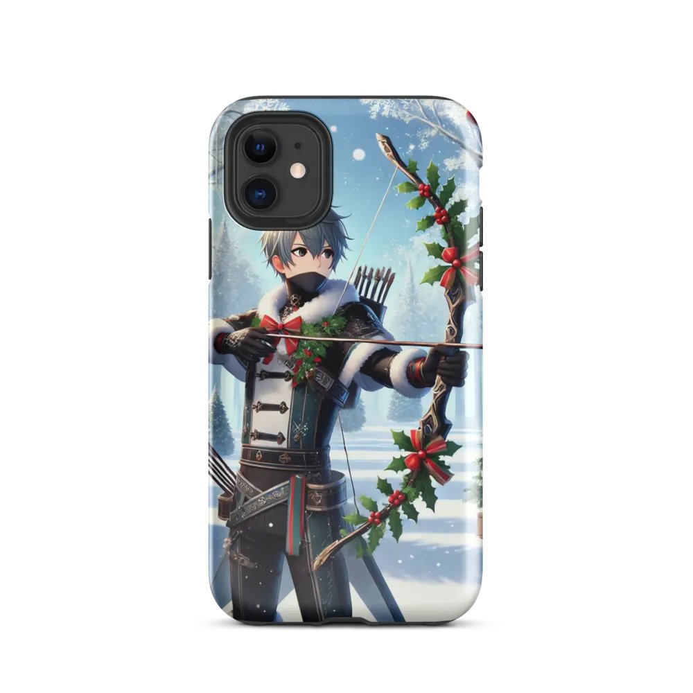 Winter Archer iPhone Tough Case – Festive Bowmaster product image (24)