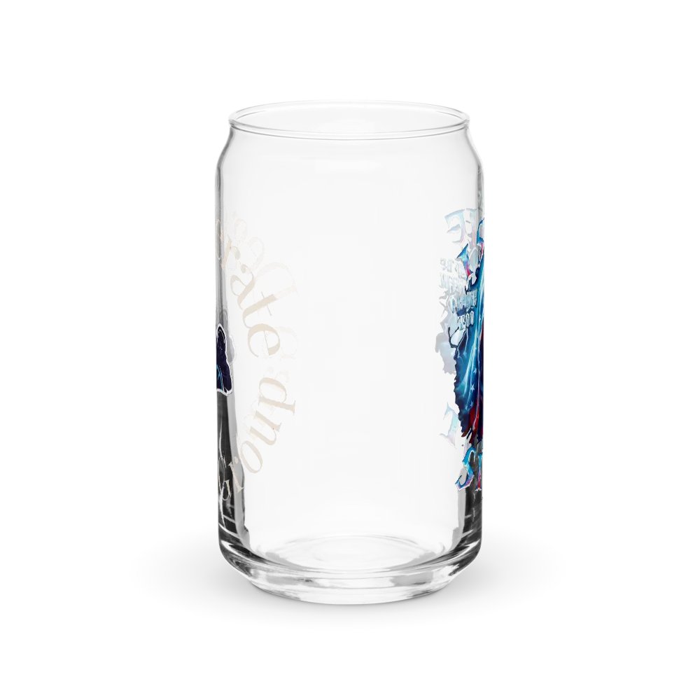 I Talk Can Glass with Lid&Straw product image (6)