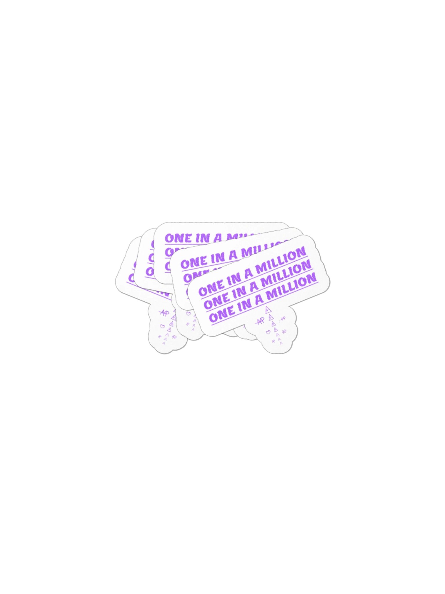 ONE IN A MILLION — Sticker product image (11)