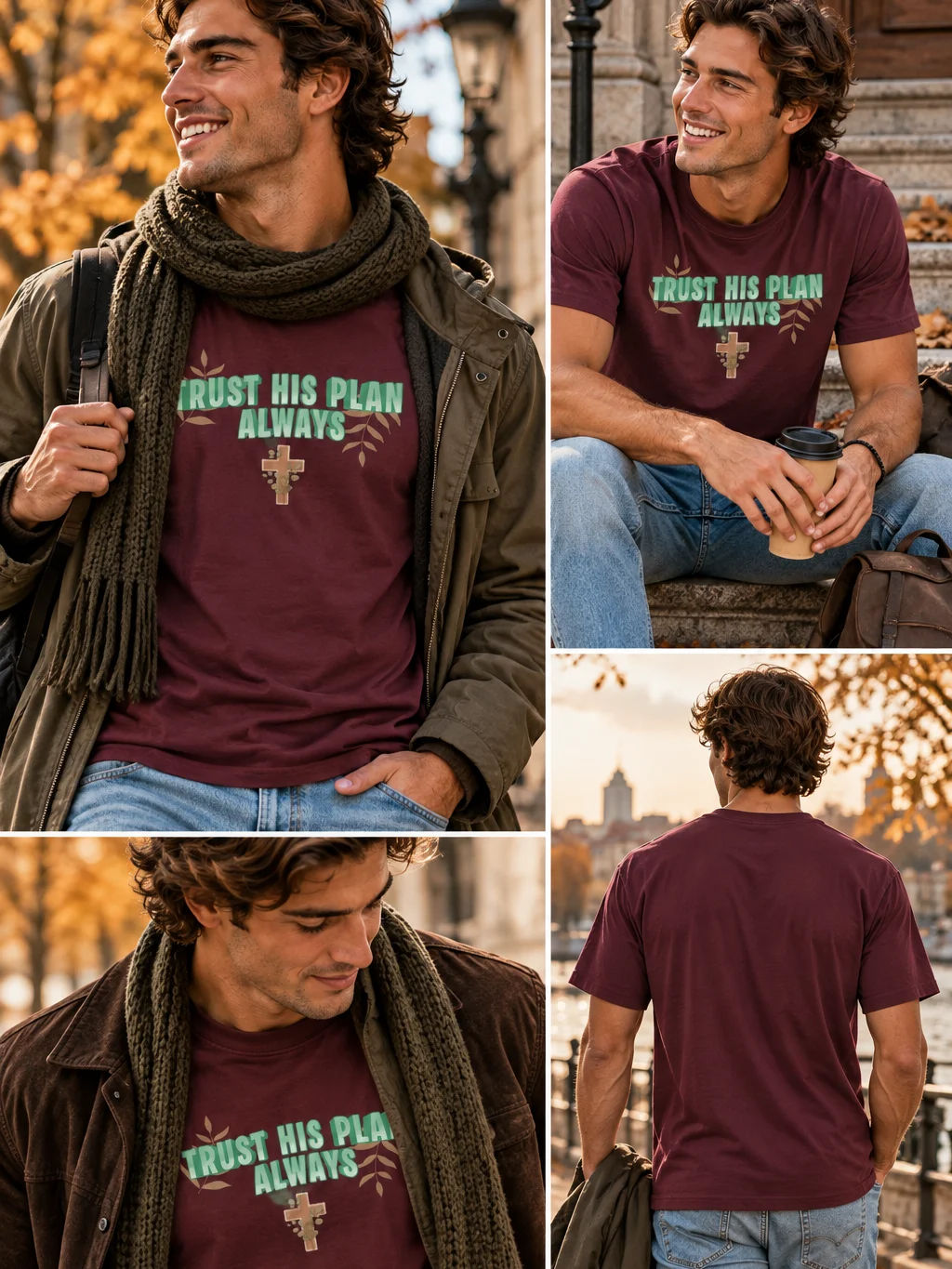 Trust His Plan Always Boho T-Shirt product image (4)