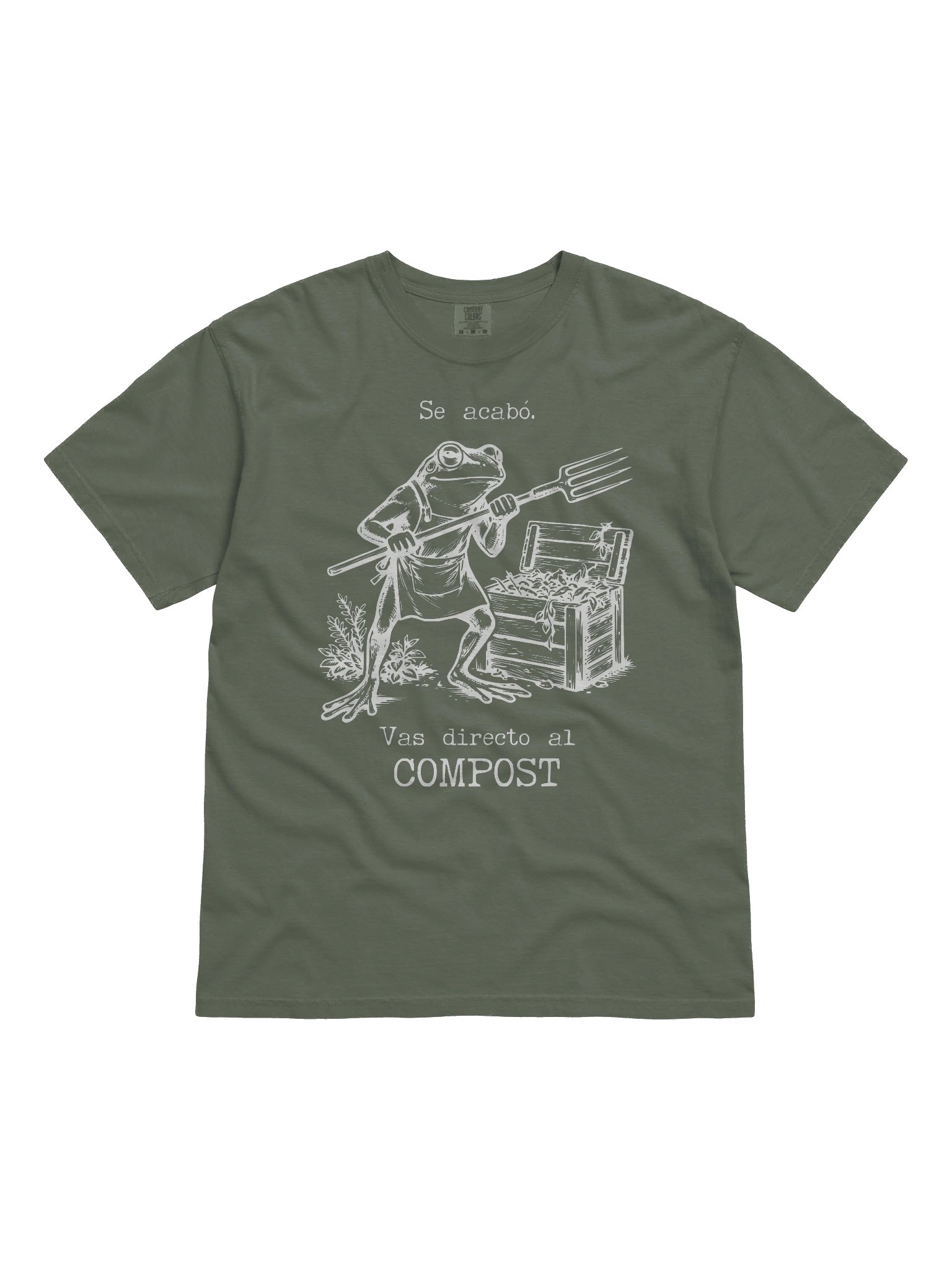 Camiseta Se Acabó Vas Directo al Compost | Camiseta Divertida de Jardinería | Camiseta Moss para Amantes del Huerto product image (1)