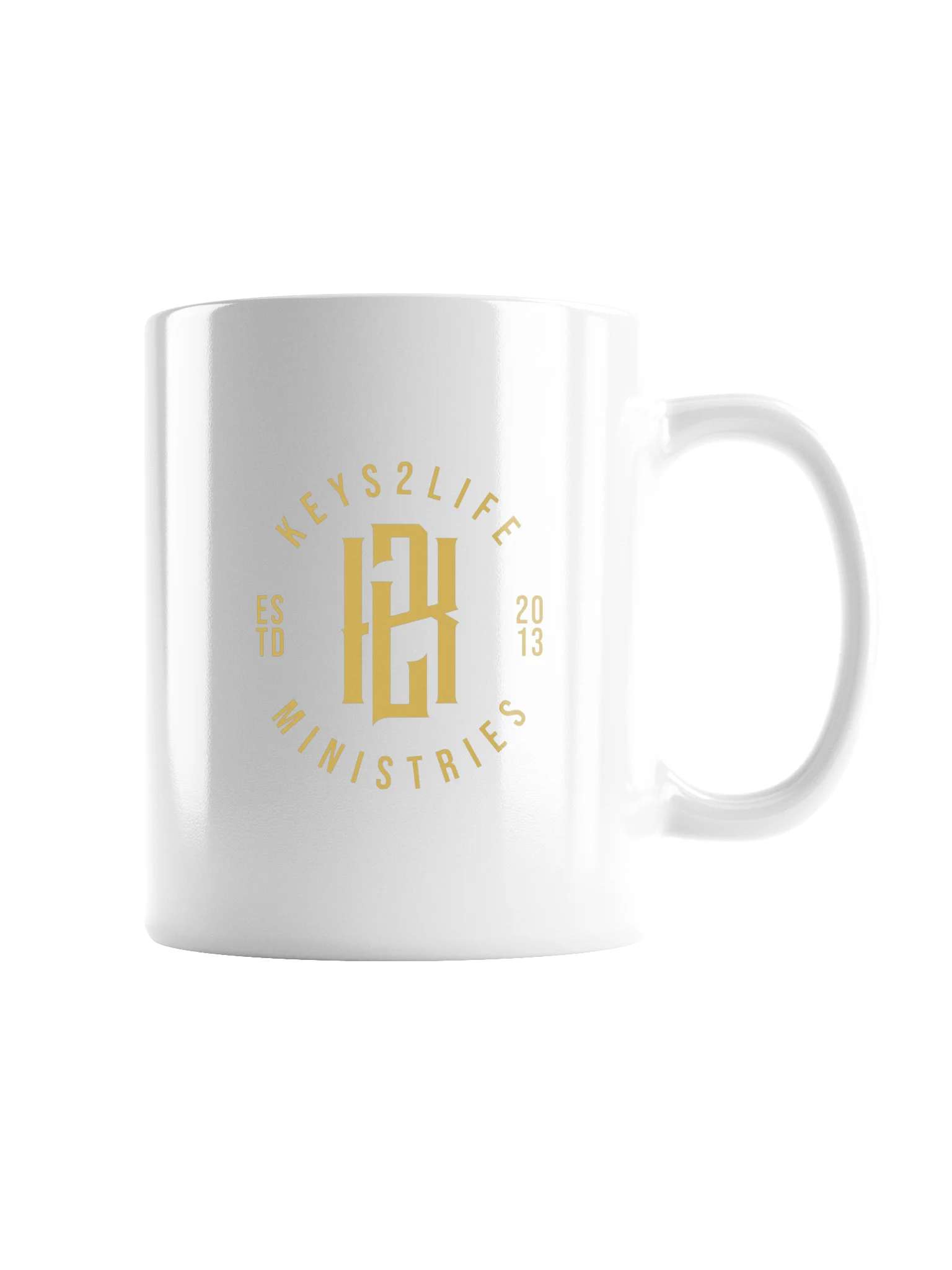 Keys2Life Ministries Gold Logo Mug product image (7)