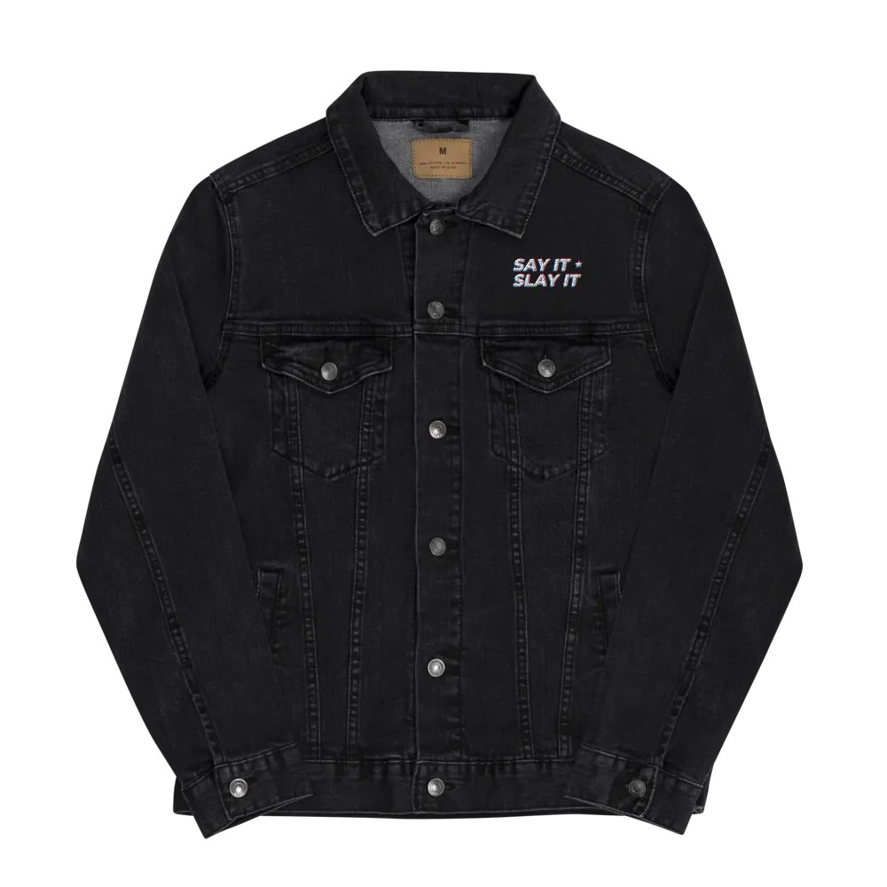 SAY IT SLAY IT Denim Jacket product image (2)