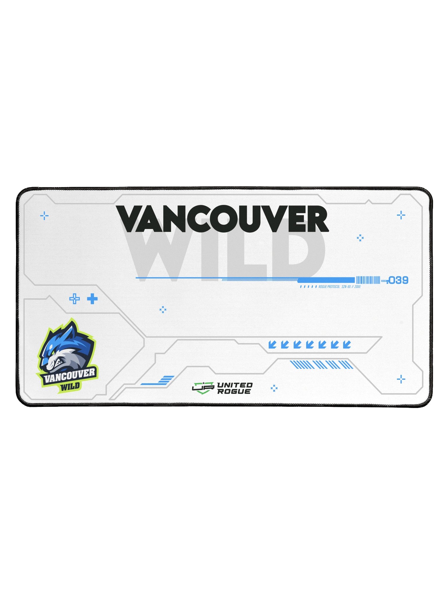 Vancouver Wild White Desk Mat product image (1)