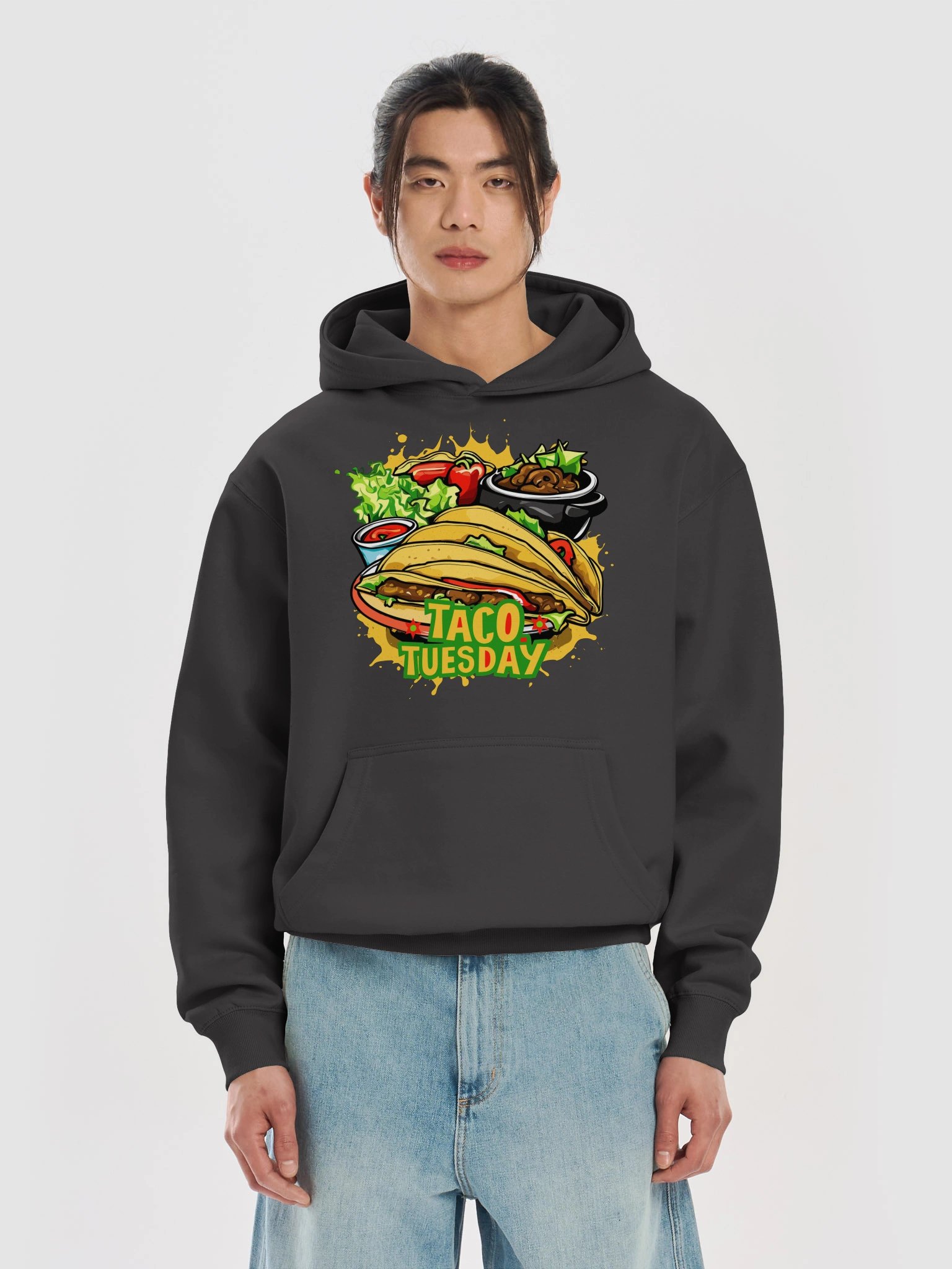 Taco Tuesday | Graphic Cotton Heritage M2635 Box Hoodie product image (17)