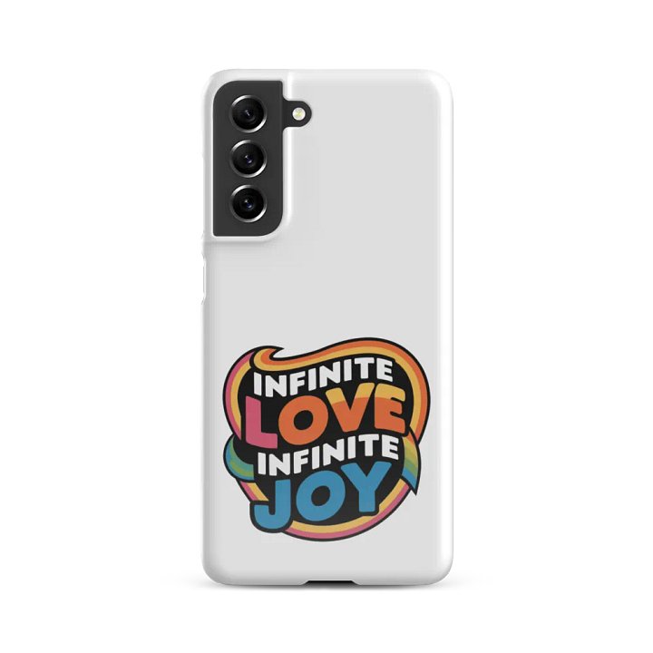Infinite Love Infinite Joy Snap Case for Samsung (White) product image (2)