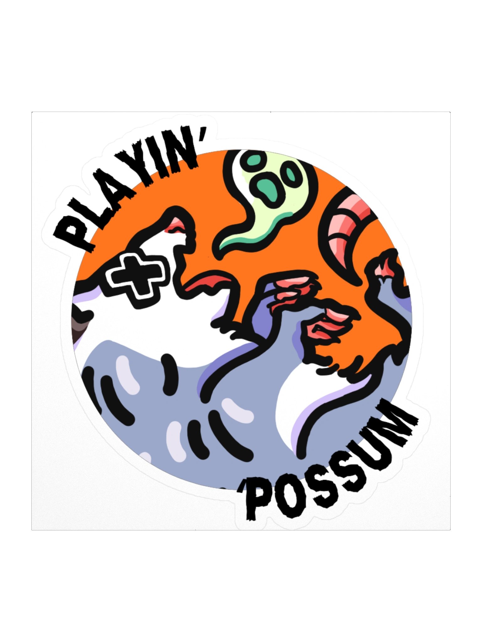 Playin' 'Possum Sticker product image (1)