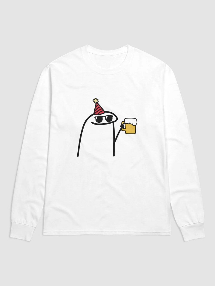 Party Vibes Stick Figure Long Sleeve Shirt product image (1)