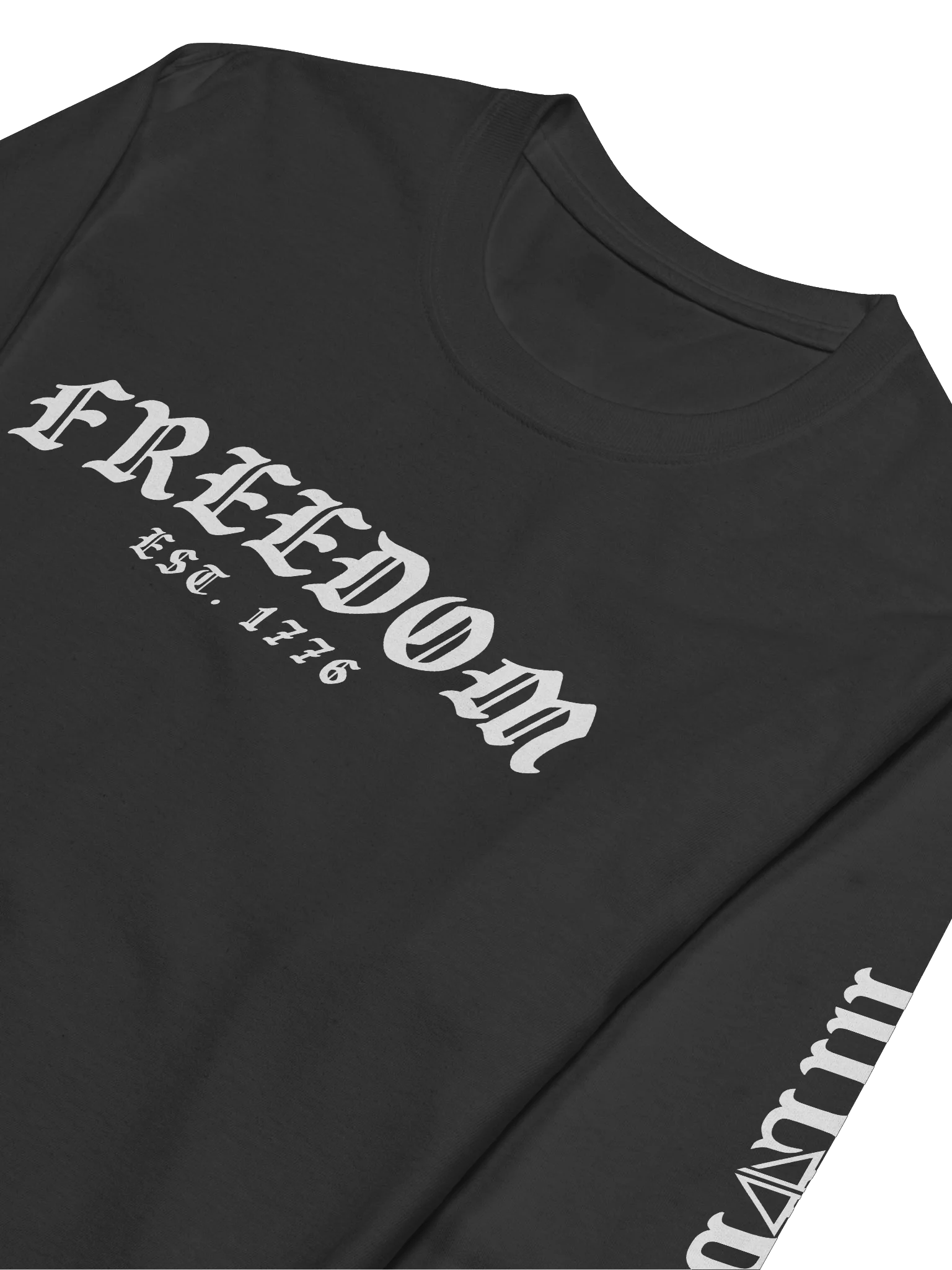 1776 LONG SLEEVE (WHITE LOGO) product image (3)
