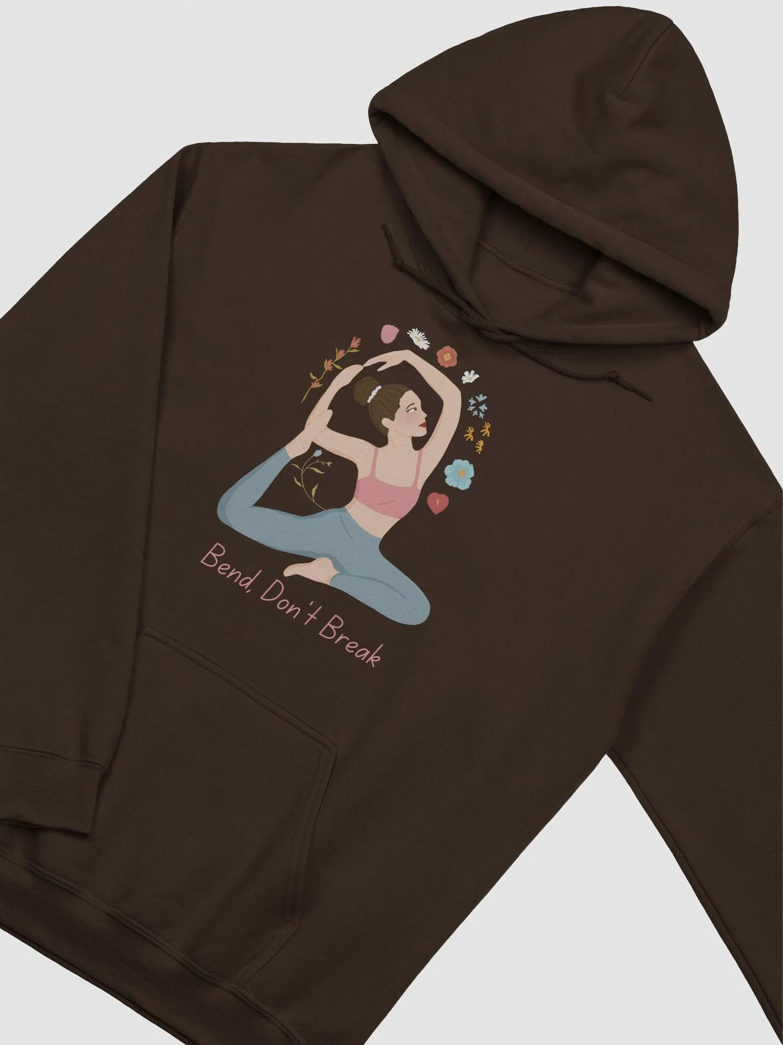 Yoga Resilience Hoodie - Bend, Don't Break Illustration product image (2)