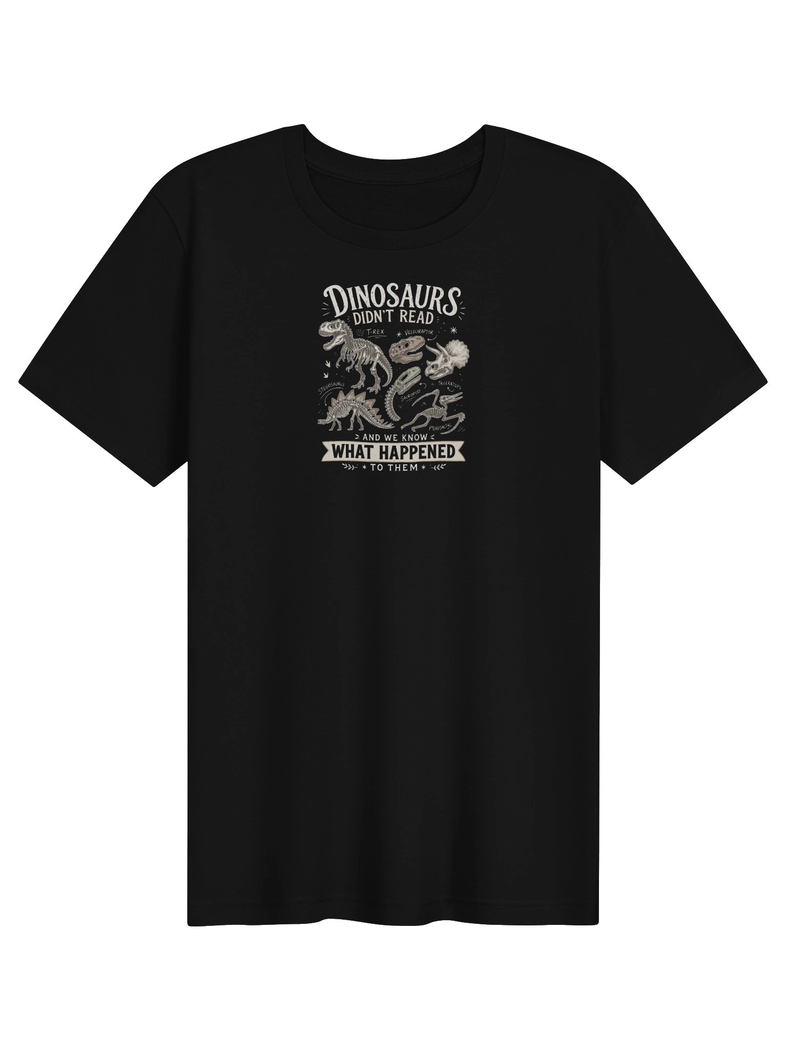 History Teacher T-shirt Dinosaurs Didn’t Read Vintage Graphic Tee product image (1)