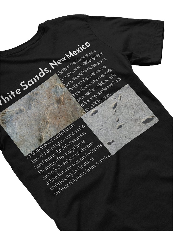 Dark White Sands Footprints T-Shirt product image (1)